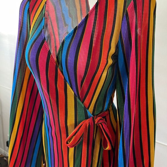 2010 Show Me Your Mumu Rainbow Romper Small - Picture 2 of 6
